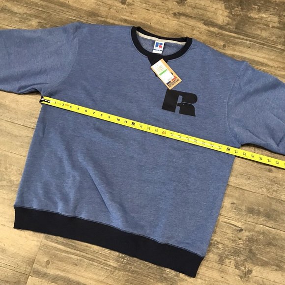 NWT Russell Athletic Big Logo Sweatshirt Pullover Crewneck Men‎ Size Large $60 - Picture 8 of 9